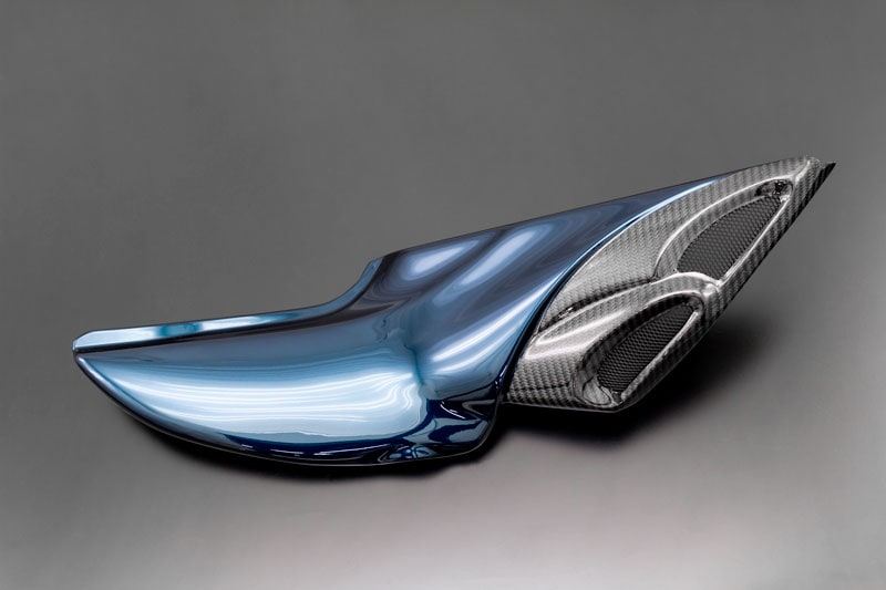 Candy Tone Blue Double Bubble Intake (D.B.I.) for Z900RS/CAFE 1 set