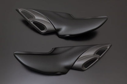 ダブル・バブル・インテーク メタリックフラットスパークブラック Z900RS CAFE