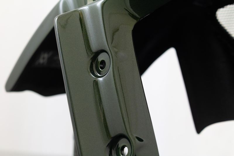 Candy Green FRP Front Fender Z900RS [Yellow Ball Edition] Black Mesh 1 pc.