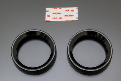 Z900RS Meter Ring Covers Gloss Black Left and Right Set