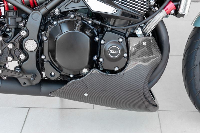 チンスポイラー キャンディトーングリーン Z900RS CAFE