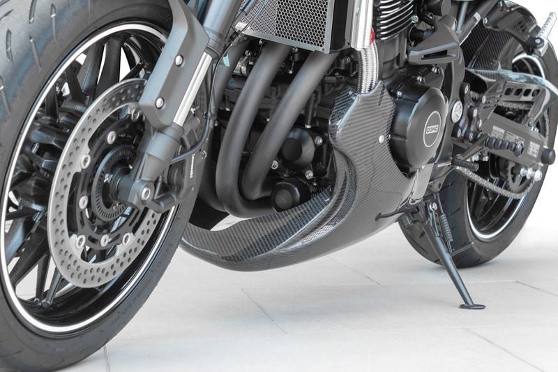チンスポイラー キャンディトーングリーン Z900RS CAFE