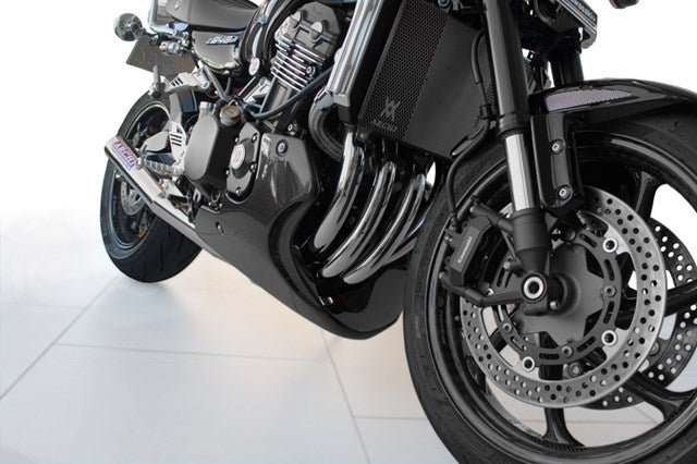 カーボン チンスポイラー Z900RS/CAFE アンダーカウル エンジンカバー 保護