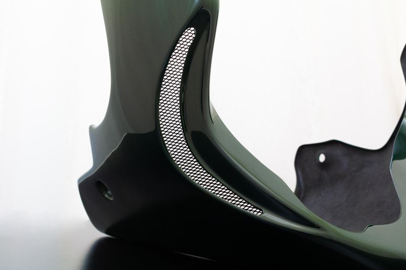 Candy Green Chin Spoiler Z900RS/CAFE [Yellow Ball Edition] 1 pc.