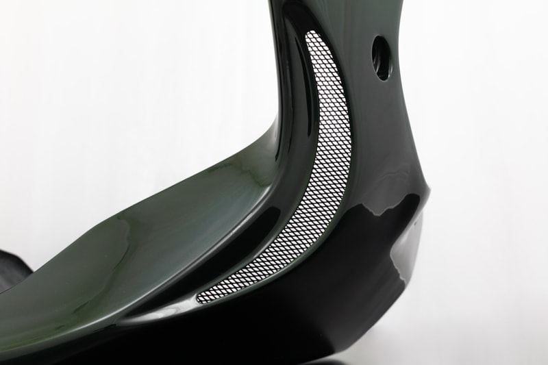 Candy Green Chin Spoiler Z900RS/CAFE [Yellow Ball Edition] 1 pc.
