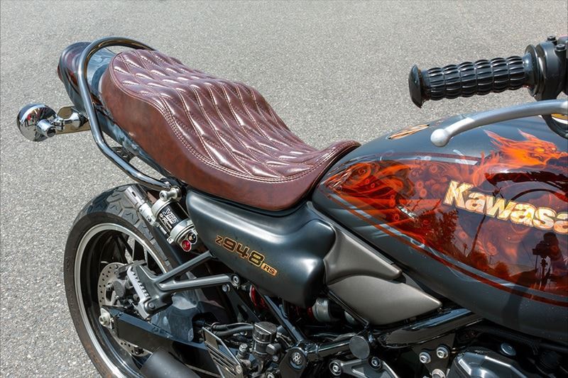 Diamond Stitch Seat Brown Z900RS CAFE