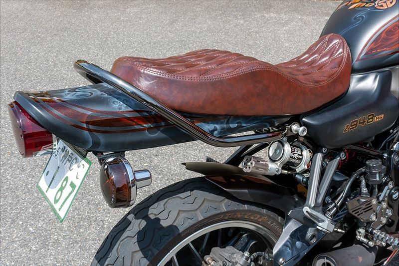 Diamond Stitch Seat Brown Z900RS CAFE
