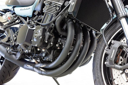 427 ショート管マフラー(6ピース) 黒 ◎JMCA認証：Z900RS/CAFE '23-'25 1個