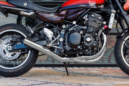 427 ショート管マフラー(6ピース) メッキ ◎JMCA認証：Z900RS/CAFE '23-'25 1個