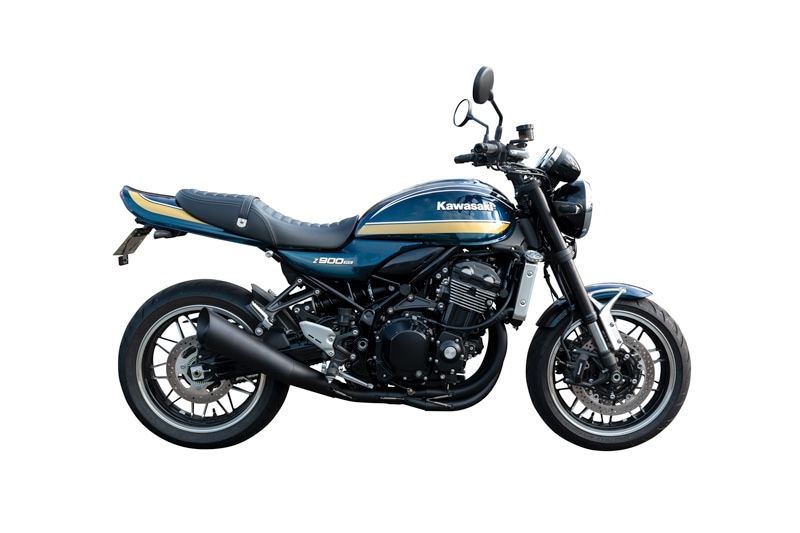 Slash Megaphone Exhaust, Black ◎JMCA certified: Road legal Z900RS/CAFE '18-'22, 1 piece