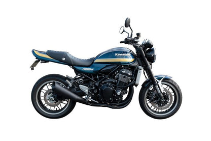 Slash Megaphone Exhaust, Black ◎JMCA certified: Road legal Z900RS/CAFE '18-'22, 1 piece