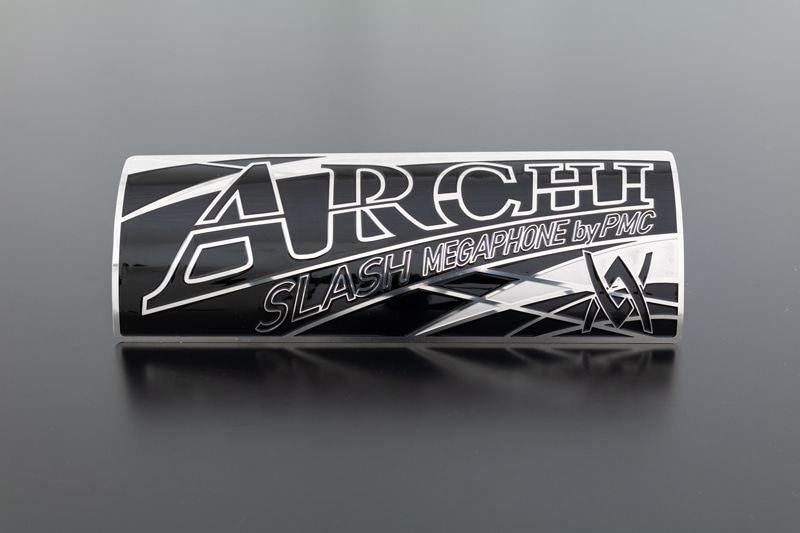 Silencer Emblem "ARCHI" Stainless Steel Z900RS/CAFE 65mm x 164mm 1pc