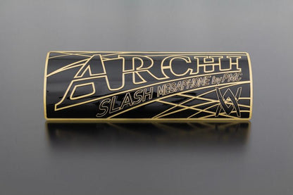 サイレンサーエンブレム 「ARCHI」真鍮Z900RS/CAFE 65mm×164mm 1個