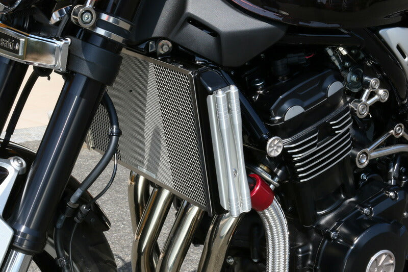 ラジエターサイドロッドセット シルバー Z900RS '18-'23対応