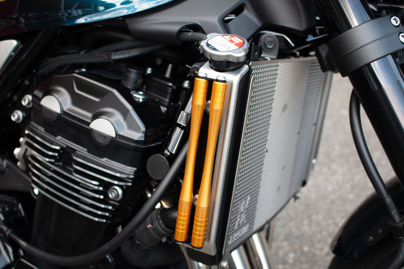 ラジエターサイドロッドセット ゴールド×ブラック Z900RS '18-'23対応