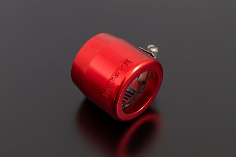 エコノフィットホースエンド レッド 対応ホース径 外径25mm-34mm 1個 汎用
