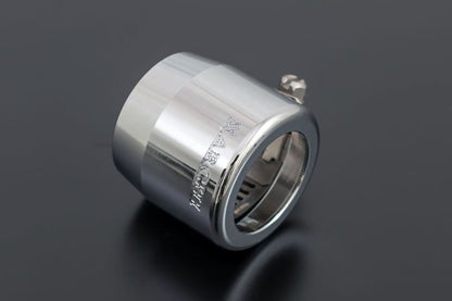 エコノフィットホースエンド クローム 対応ホース径 外径25mm-34mm 1個 汎用