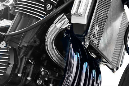 Radiator Tube Set, Chrome, 2-piece set, Z900RS CAFE