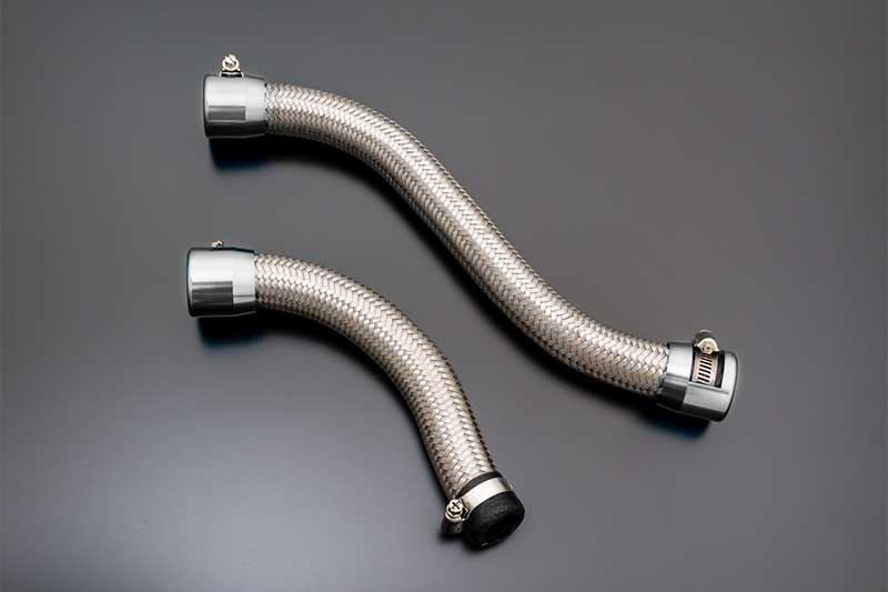 ラジエターチューブセット クローム 2本セット Z900RS CAFE