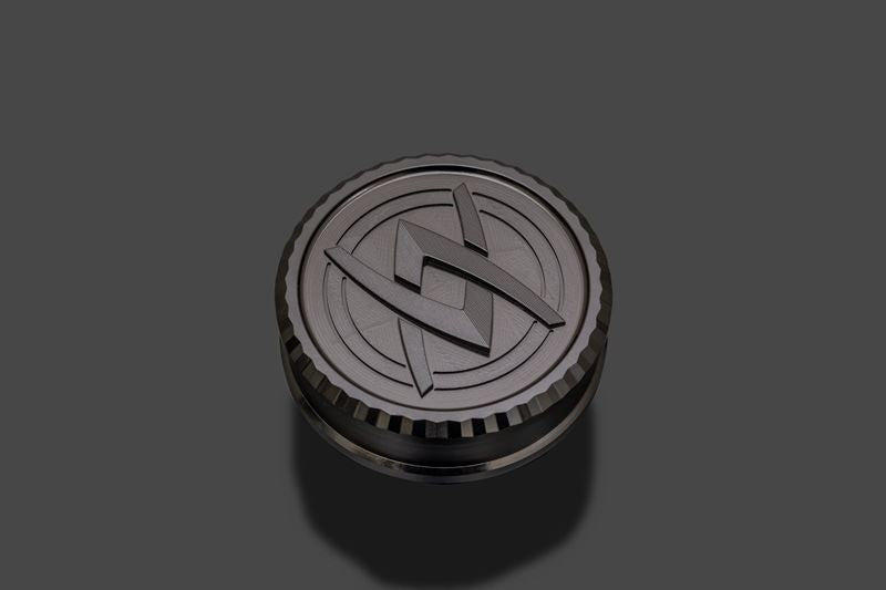 Master Cap, Front, Black, Universal