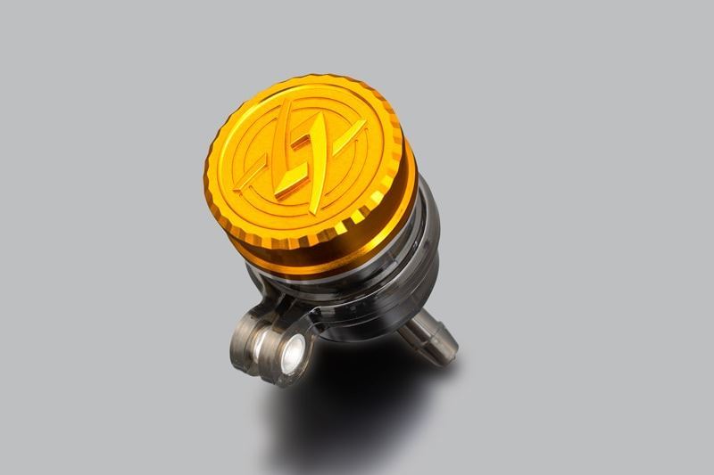 Master Cylinder Cap Rear Gold Universal