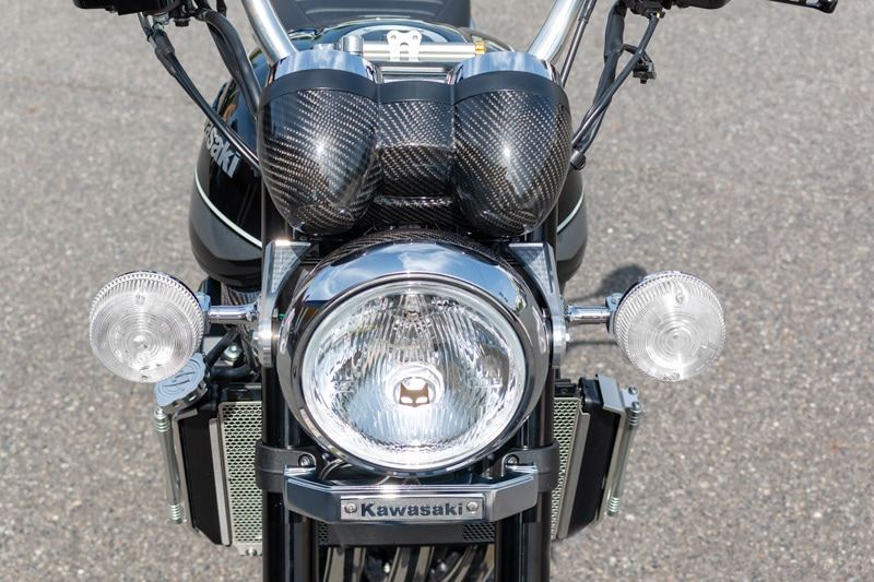 マリーゴールド ハニカムライトステーカバー（汎用ウインカー対応）Z900RS 左右1セット