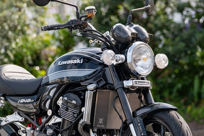 マリーゴールド ハニカムライトステーカバー（汎用ウインカー対応）Z900RS 左右1セット