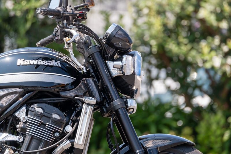 マリーゴールド ハニカムライトステーカバー（汎用ウインカー対応）Z900RS 左右1セット
