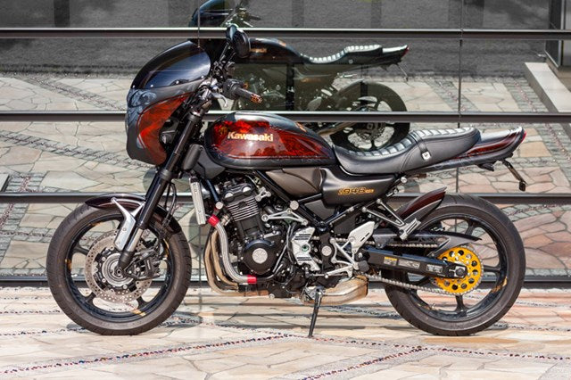 ビレット ハニカム スプロケットカバー マットコークブラック Z900RS