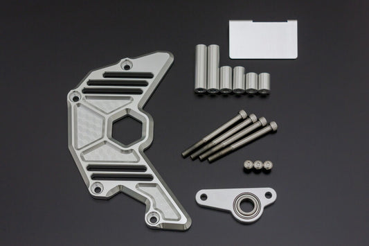 ビレット ハニカム スプロケットカバー シャイニングシルバー Z900RS