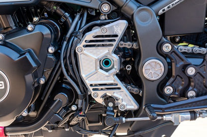 ビレット ハニカム スプロケットカバー シャイニングシルバー Z900RS