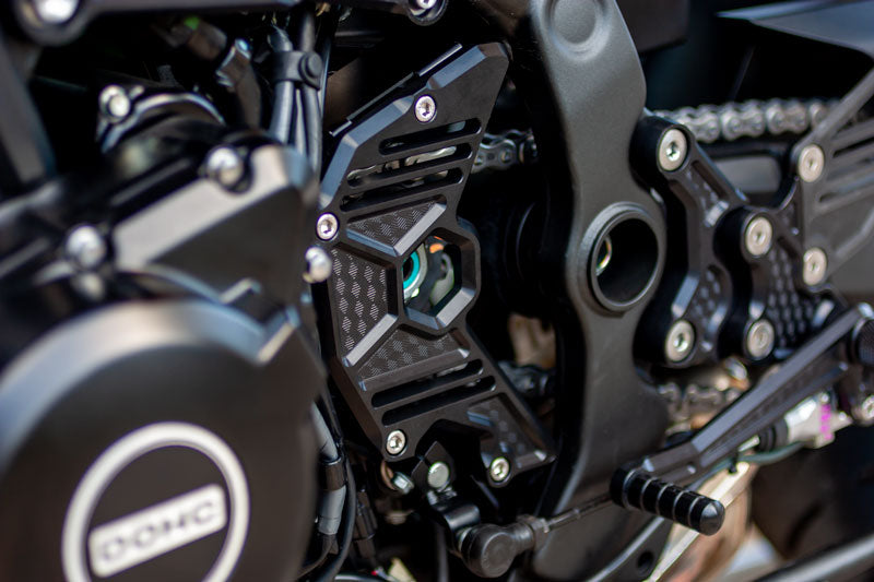 Billet Honeycomb Sprocket Cover Marigold Z900RS