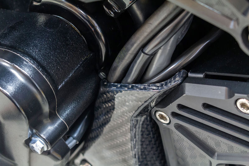 カーボンハーネスプロテクター ハニカムスプロケットカバー専用 Z900RS/CAFÉ