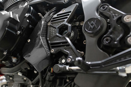 カーボンハーネスプロテクター ハニカムスプロケットカバー専用 Z900RS/CAFÉ