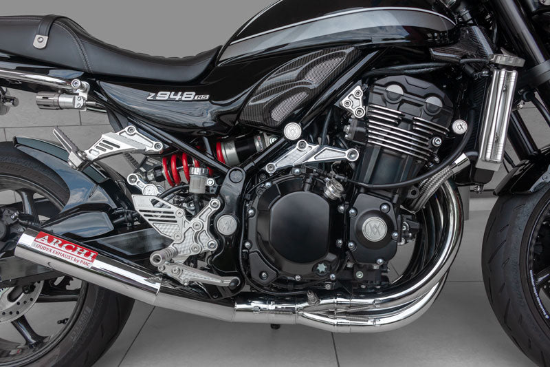 ビレット ハニカム エンジンシリンダーマウントキット マットコークブラック Z900RS