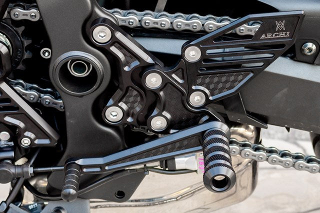 ビレット ハニカム バックステップキットver.2 マットコークブラック Z900RS