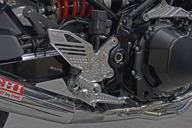 ビレット ハニカム バックステップキットver.2 シャイニングシルバー Z900RS