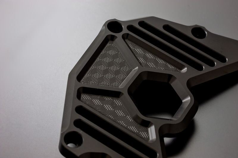 Billet Honeycomb Sprocket Cover Matte Cork Black Z900RS/CAFE 1pc