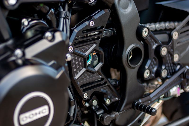 Billet Honeycomb Sprocket Cover Matte Cork Black Z900RS/CAFE 1pc