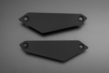 Black Plate for OEM Sliders, Left and Right Set, Z900RS CAFE