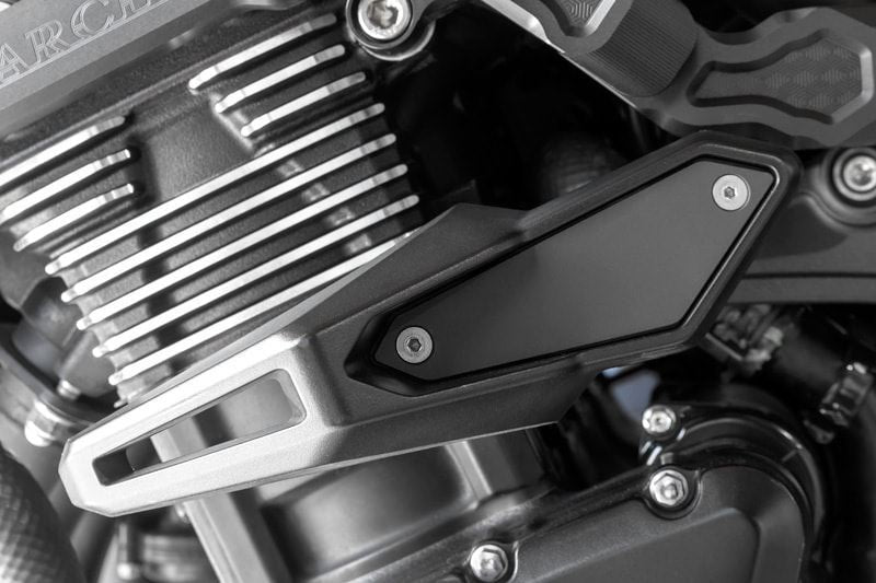 Black Plate for OEM Sliders, Left and Right Set, Z900RS CAFE