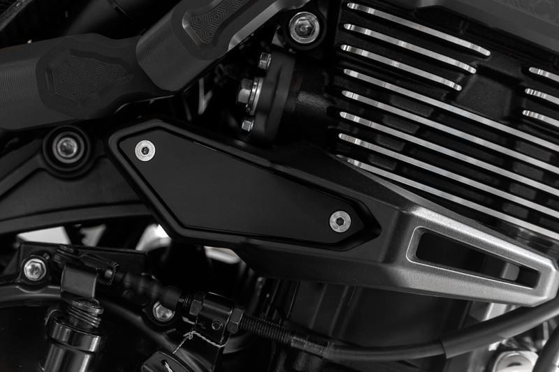 Black Plate for OEM Sliders, Left and Right Set, Z900RS CAFE