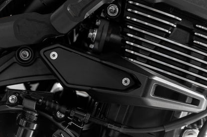 Black Plate for OEM Sliders, Left and Right Set, Z900RS CAFE