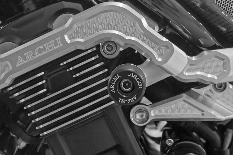 サブフレーム用スライダーキット マットコークブラック Z900RS CAFE