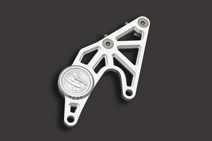 Swingarm-Specific Racing Stand Hooks, Silver, Left and Right Set, Z900RS CAFE