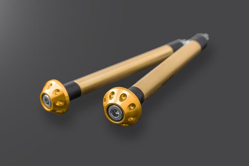 Gold ARCHI Touring Bar End with Inner Weight Z900RS 1pc