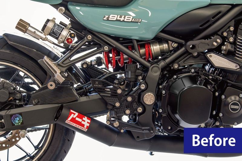 ブラック ARCHI TOURING専用インナーウエイト付バーエンド Z900RS 左右1台分