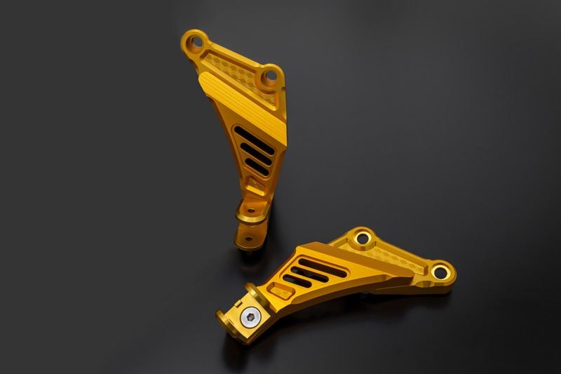 Gold ARCHI Touring Bar Ends with Inner Weights for Z900RS, Left and Right Pair