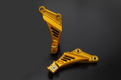 Gold ARCHI Touring Bar Ends with Inner Weights for Z900RS, Left and Right Pair