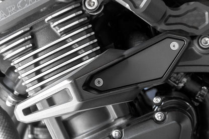 ブラック 純正スライダー用プレート ロゴ無し Z900RS/CAFE 左右1台分